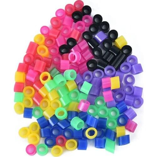100Pcs/bag Autoclavable Disinfection Orthodontic Universal Circle Silicone Dental Instrument Color Code Rings Multi-Color