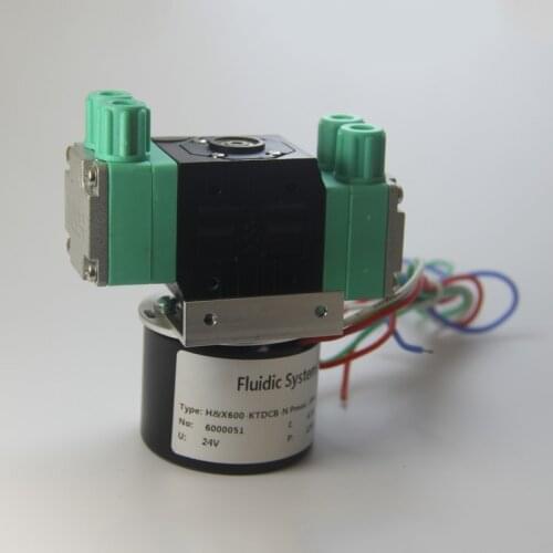 12V 24V Brushless Motor Speed Adjustable Dual Head Micro Diaphragm Liquid Pump Mini Fluid Pump Inkjet Printing Laboratory