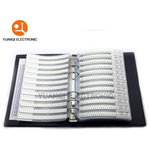 1206 1% SMD Resistor Sample Book 1/4W 0R-10M 170valuesX50pcs=8500pcs Resistor Kit 0R~10M