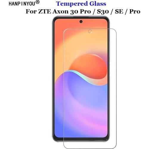 For ZTE Axon 30 / S30 / SE / Pro 6.67" Clear Tempered Glass 9H 2.5D Premium Screen Protector Protection Film