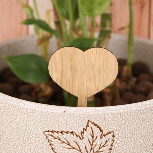 10pcs Eco-friendly Bamboo Plant Labels Succulents Flowers Seed Markers Plant Sign Tags Diy Crafts Home Garden Decor