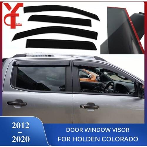 Door window visor For Holden Chevy Colorado 2012 2013 2014 2015 2016 2017 2018 2019 2020 DOUBLE CAB accessories weather shade