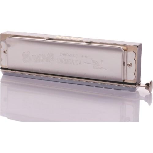 Swan Chromatic Harmonica Mouth Organ 12 Holes with 48 Tone Key of C Reed Swan harmonica