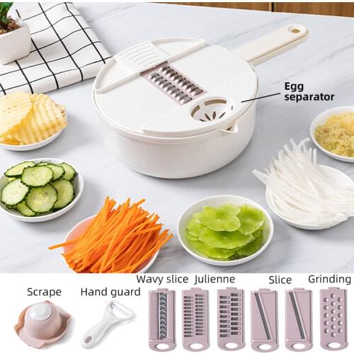 Mandolin Slicer Multifunctional Electric Vegetable Cutter Strip Steel Blade Potato Peeler Carrot Cheese Grater Kitchen Accessory