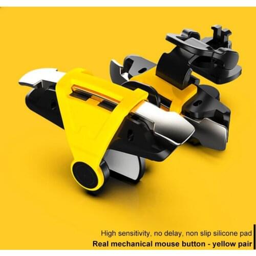 Mobile PUBG Trigger Gamepad Controller Sensitive Touch L1R1 Fire Button Shooter Grip Trigger Aim Key Joystick for IOS Android