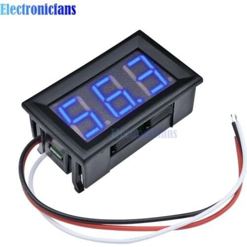 NEW Blue LED Panel Meter Mini Digital Voltmeter DC 0V To 99.9V