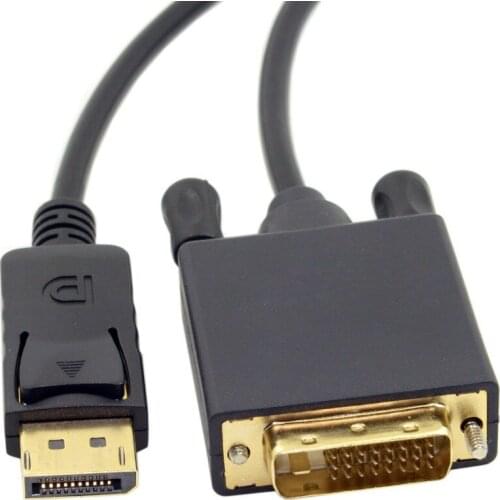CY DisplayPort DP Male to DVI Male Single Link Video Cable 6ft 1.8m for DVI monitor