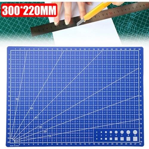 1pc A4 Single-sided Grid For Lines Cutting Board Mat Self-healing Cutting Paper Board DIY Durable