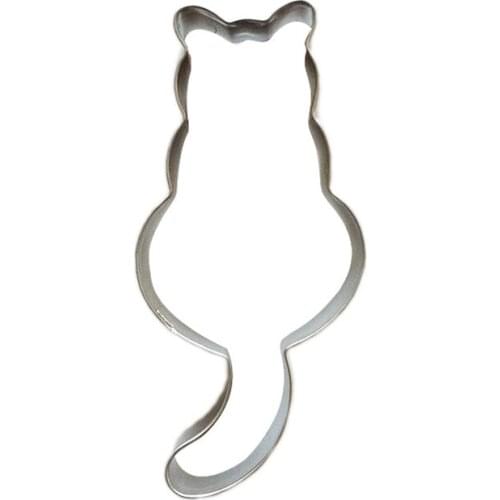 Baking Supplies Cat Cookie Stamp Cutter Mousse Biscuit Tools Modelling Tools Kitchen Mold Stainless Steel Bakeware Cheap Things