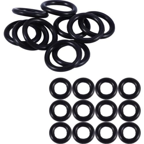 12pc 9MM x 2.0mm Rubber Seals Oil Seal O Rings & 10 Pcs Black Rubber Oil Seal O Shaped Rings Seal Washers 16 x 12 x 2 mm