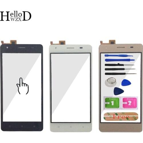 Touch Screen For Vertex Impress Max Touch Screen Front Glass Digitizer Panel Sensor TouchScreen 5'' Mobile Phone Tools Adhesive