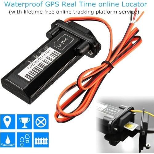 Waterproof 2G Gsm GPS Tracker LBS Locator built In Battery for Car Motorcycle Vehicle Device with Free Online Tracking Softwear