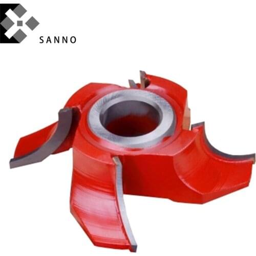 Can be customized 4 tooth / 6 tooth Wood Cutting concave radius milling cutter 1/4'' Corner rounding end mills for woodworking