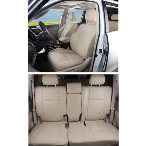 Good quality! Custom special car seats covers for Toyota Land Cruiser Prado 150 5 seats 2021-2010 durable breathable seat covers