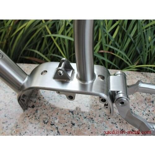 XACD full suspension titnaium MTB frame with Bafang gearbox/Pinion shell