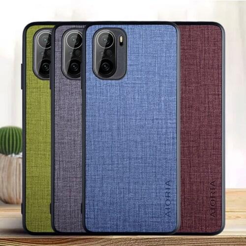 Fall Protection Fabric Case for Xiaomi POCO F3 F 3 5G X3 NFC Poco Phone X3 Pro Anti-Slip Protective Back Cover Capa