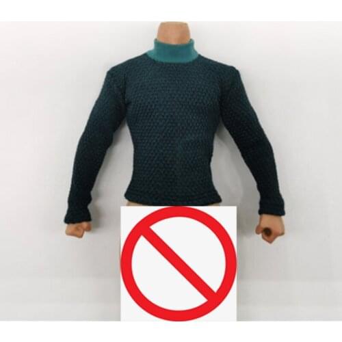 Green Color Sweater Suit For Handsome Soldier Doll Figures Accessories In Stock