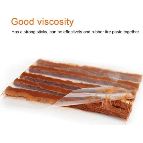 10pcs Car auto Van Tyretire Repair tool Tubeless Seal Strip Plug Tire Puncture Recovery Kit