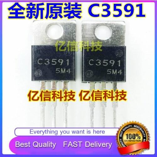 10Pcs/Lot New Original C3591 2SC3591 DIRECT-PLUG Triode TO-220 PACKAGE Good Quality