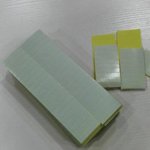 120pcs 0.8cm X 4cm or 0.6cm X 4cm blue sticker double tape for PU tape hair extensions