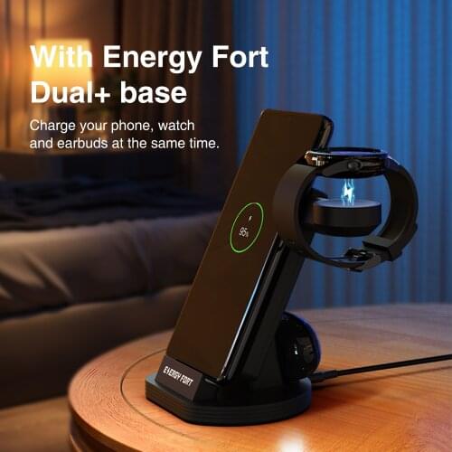 4 in 1 Magnetic Charging dock for Samsung GalaxyS10+ S10 S9+ S9 phone holder Wireless Charger for Samsung Galaxy S20 Ultra S20