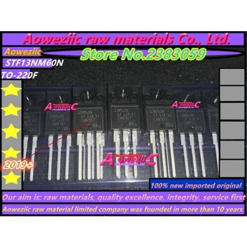 Aoweziic 2019+ 100% new imported original 13NM60N STF13NM60N TO-220F FET 13A 600V