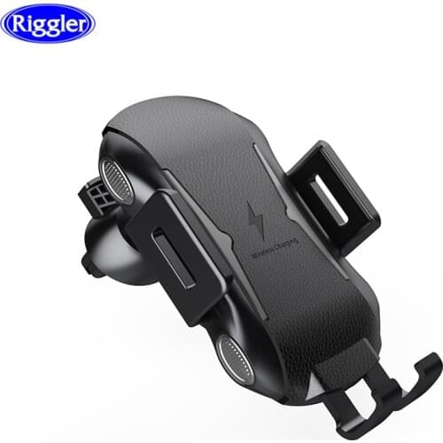 Touch Auto Clamp Car Wireless Charger Qi Fast Charging Holder Mount for Huawei Mate 20Pro Samsung S9 S8 Note8