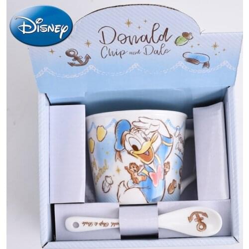 Disney Donald Duck Cup Cute Water Cup Mug Cartoon Ceramic Cup Breakfast Cup Milk Cup