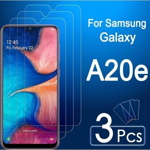 3PCS Protect Glass For Samsung Galaxy a20e Tempered Glas Screen Protector On For Sansung Galxy a 20e 20 e tremp Guard
