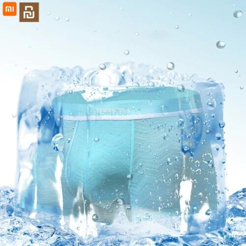 Xiaomi Ice silk mens underwear ultra-thin underwear boxer shorts quick-drying summer breathable leggings