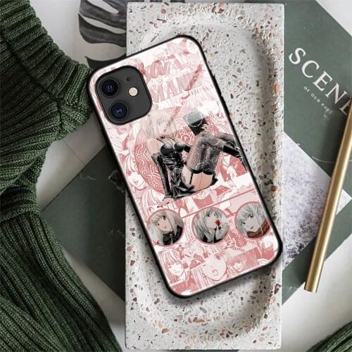 Rem and Misa Death Note Soft Silicone for IPhone Se 6 6s 7 8 Plus X XR XS 11 12 Mini Pro Max Glass TPU Phone Case Cover Shell