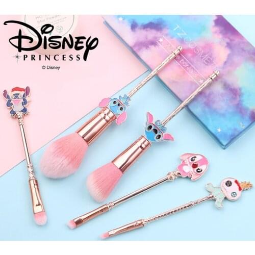 Disney Makeup Brushes Set The Avengers Princess Stitch Doll Shape Around The Gift Star Trek Baby Stitch Cute Cosmetics