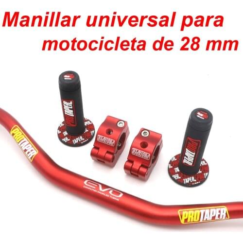 Handlebar Pads PRO Taper Grips CNC Clamp Fat Bar 1-1/8" Pit Bike Motocross Motorcycle 28mm For SX SXF EXC XCW EXCF