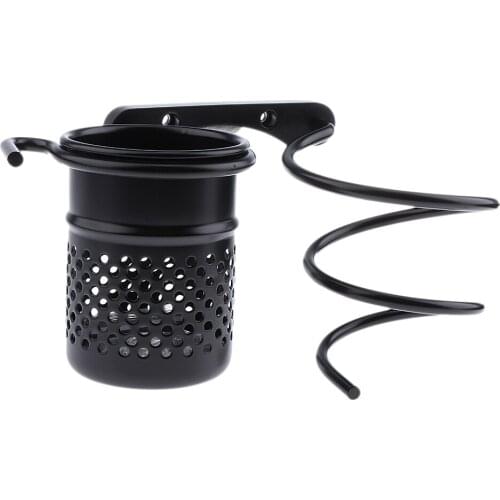 Wall Mount Hair Dryers Straightener Stand Toothbrush Combs Holder