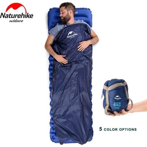 NatureHike Envelope Cotton Sleeping Bag For Outdoor Camping Sleeping Spring Summer Warm Weather Comfortable Adult Sleeping Bags