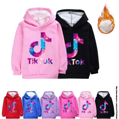 Tik Tok Boy Clothes Fashion Baby Girls Sweatshirts Cotton Kids Hoodies Tik Tok Print Children Clothes Sweatshirts Boys Clothes
