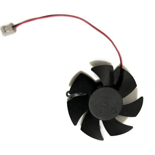 2pin Diameter 45mm xfx hd5450 HD 6570 GPU VGA Cooler Graphics Card Cooling Fan For AMD XFX hd6570 hd-5450 Video cards Cooling