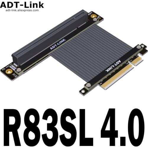 RTX 3060 PCI-E 4.0 Riser Cable ,ETH BTC Miner X99 PCI-Express 4.0 8x 16x Pcie Riser Adapter Extender Cable Vertical Angle