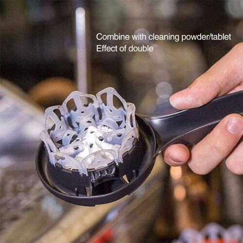 Suitable For 57-59MM Coffee Machine Brewing Head Cleaning Brush Plastic Handle Clean Dirt Spare Parts For Coffee Machine Jura