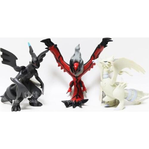 TAKARA TOMY Genuine Pokemon Reshiram Zekrom Keldeo Joints Movable Action Figure Model Toys