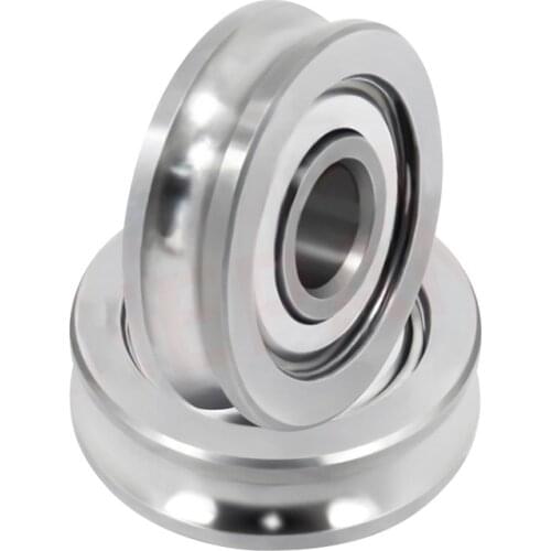 MEGA 3pcs 2pcs 1pc U-Groove Bearings U604ZZ 4x13x4mm Wheel For 3D Printer Idler Belt Pulleys Guide Rail 604UU Extruder Parts