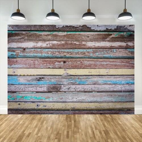 Vinyl Cloth Photographic Backgrounds for Photo Studio Grunge Wooden Floor Children Baby Shower Portrait Backdrops Photobooth
