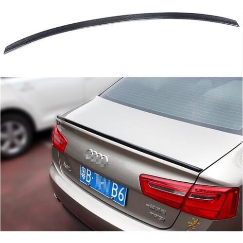 High Quality Carbon Fiber Spoiler For Audi A6 S6 C7 2012-2016 Rear Wing Spoilers Auto Accessories