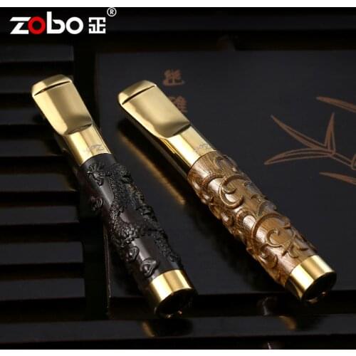 ZOBO Wooden Luxury Tobacco Cigarette Filter Mouthpiece Reduce Tar Portable Creative Holder Reusable Cleaning Smoking Tools