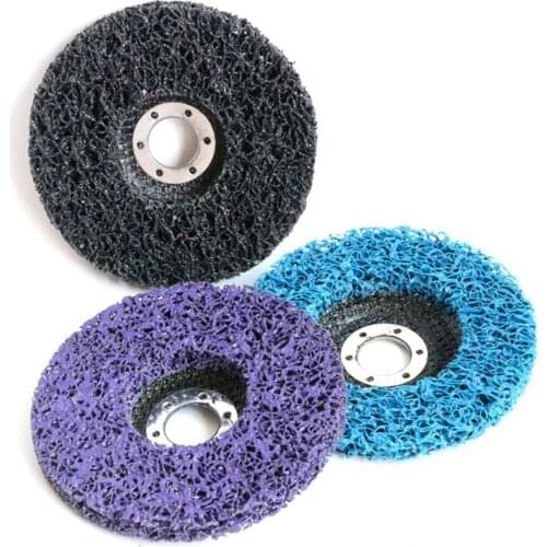 1 Pcs 125mm Poly Strip Disc Abrasive Wheel Paint Rust Remover Clean Grinding Wheels for Motorcycles Durable Angle Grinder Car