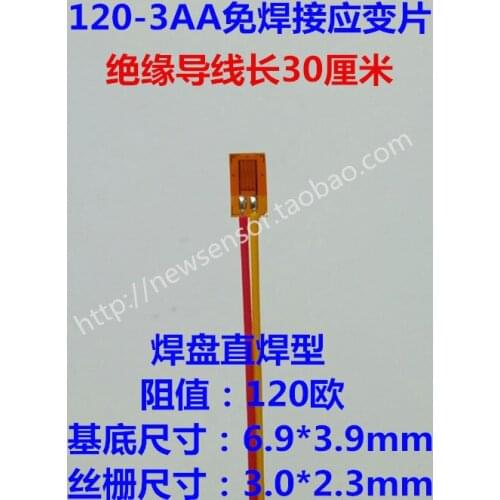 10pcs 30 Cm Line Length Weld-free Strain Gauge/strain Gauge