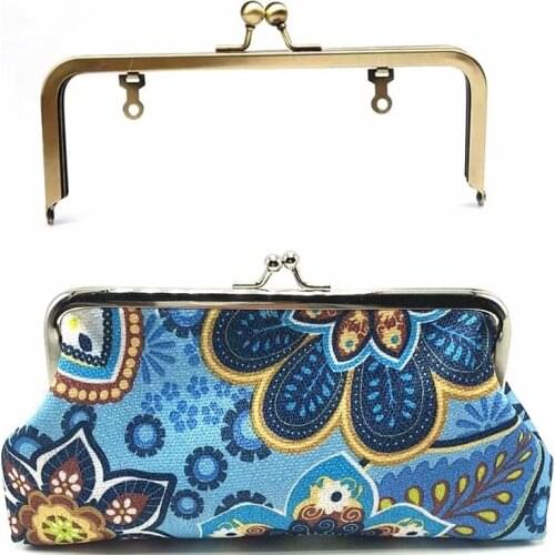 12 x 3 inches Purse Frame China Wholeslae Silver Antique Brass Metal Bag Frame Handle Wholesale Strap