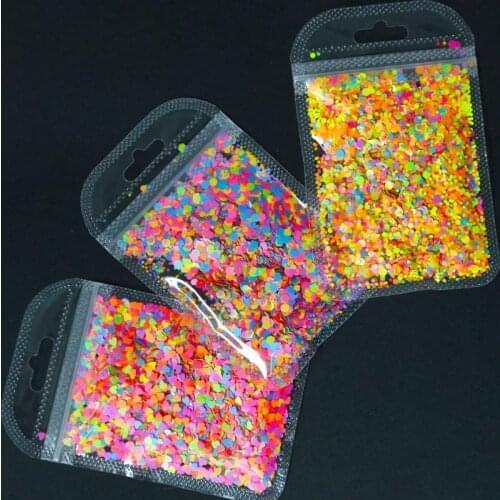 4 Shape 1 Chunky Confetti Glitter | Glitter Tumblers | Nail Art Glitter | Chunky Glitter | Heat Resistant Glitter | Neon Glitter