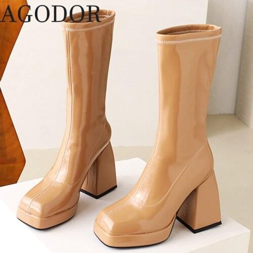 AGODOR Women's High Boots