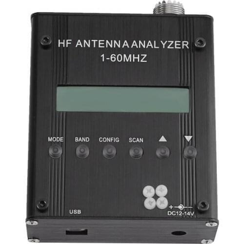 New Original Antenna Tester Digital Shortwave High Accuarcy Antenna Analyzer Meter Tester 1-60M For Ham Radio Tester